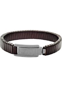 Fossil, Herren Armband 'JF03105793', Dunkelbraun