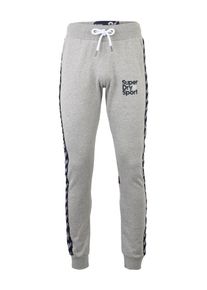 Superdry, Herren Sporthose 'JOGGER', Blau / Hellgrau