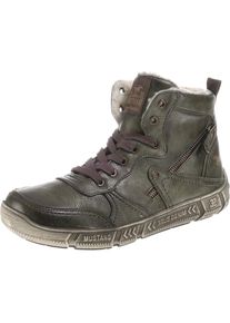 Mustang, Damen Schn&uuml;rschuhe, Khaki