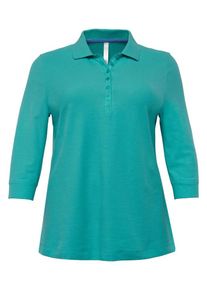 sheego Basic, Damen T-Shirt, Jade