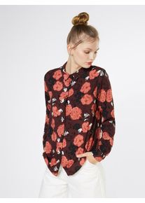 Ichi, Damen Bluse 'VERA', Rosa / Rot