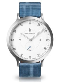 Lilienthal Berlin, Damen Uhr 'Riverside', Nachtblau / Hellblau / Dunkelgrau / Silber / Wei&szlig;