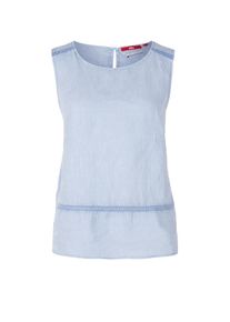 s.Oliver RED LABEL, Damen Blusentop, Rauchblau