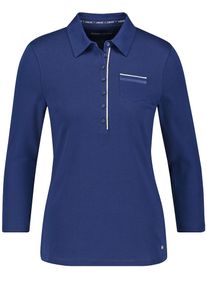 Gerry Weber, Damen Poloshirt, Navy / Wei&szlig;