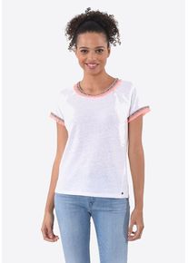 Kaporal5 Kaporal, Damen T-Shirt, Grün / Lachs / Pink / Weiß