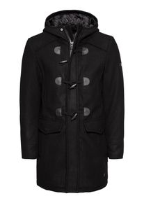 INDICODE JEANS, Herren Dufflecoat 'Liam Solid', Schwarz