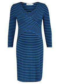 Queen mum, Damen Still-Kleid, Blau / Schwarz
