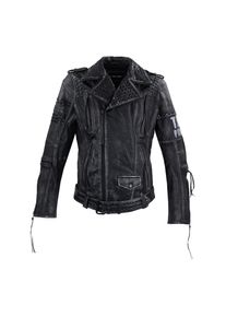 Trueprodigy, Herren Lederjacke 'Dwayne', Schwarz