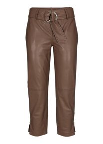 Heine, Damen Lederhose, Braun