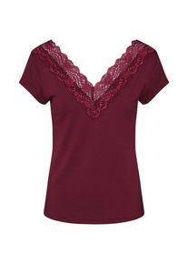 ABOUT YOU, Damen Shirt 'Annelie', Weinrot