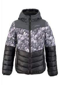 Icepeak, M&auml;dchen Steppjacke 'RINNA JR', Grau / Hellgrau / Schwarz