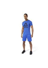 Reebok, Herren Sporthose, Blau / Schwarz