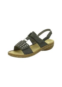 Rieker, Damen Sandalen, Basaltgrau