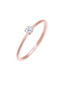 Diamore, Damen Ring, Rosegold / Weiß