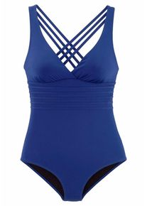 Lascana, Damen Badeanzug, Blau