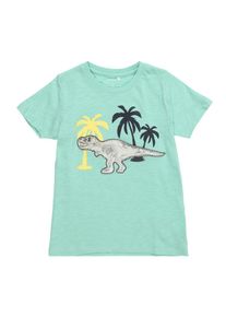 name it, T-Shirt 'NMMDINO ELOI SS TOP LIC', T&uuml;rkis