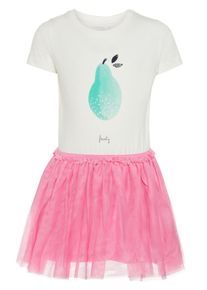 name it, Mädchen Kleid, Türkis / Pink / Weiß