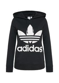 adidas originals, Damen Hoodie 'TREFOIL', Schwarz / Wei&szlig;