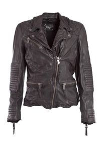 Maze, Damen Lederjacke 'Palmerston', Schwarz