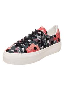Converse, Damen Cons One Star Platform OX Sneaker , Apricot / Orangerot / Schwarz / Wei&szlig;