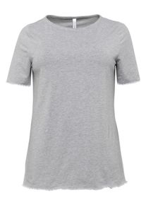 sheego Casual, Damen T-Shirt, Hellgrau
