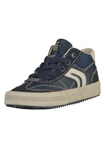 GEOX KIDS, M&auml;dchen Sneaker, Navy / Wei&szlig;