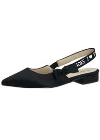 Heine, Damen Ballerina, Schwarz / Wei&szlig;