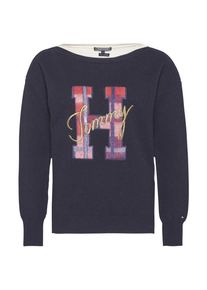 Tommy Hilfiger, Damen Pullover 'AKALA H BOAT-NK SWTR', Nachtblau
