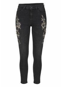 Melrose, Damen Skinny-fit-Jeans, Schwarz