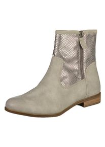 Tamaris, Damen Stiefelette, Grau / Silber