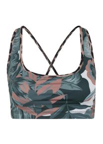 Onzie, Damen Sport-Bh 'Bridge', Petrol / Rosa / Weiß