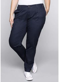 sheego Casual, Damen Chinohose, Marine