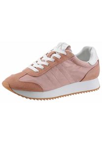 Calvin Klein, Damen Schn&uuml;rschuh, Ros&eacute; / Wei&szlig;