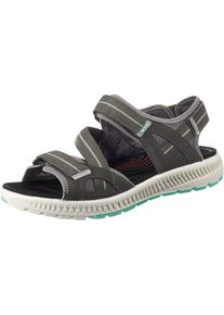 Ecco, Damen Sandalen 'Terra', Hellgrau / Dunkelgrau