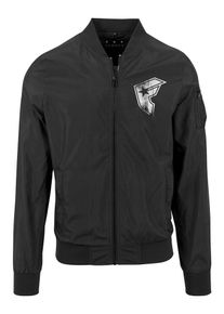 Mister Tee, Herren Jacket 'Famous', Schwarz / Weiß