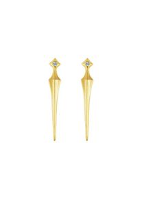 ID fine, Damen Spear Ohrstecker, Gold