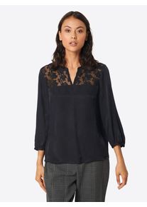 Q/S Designed By, Damen Bluse, Schwarz