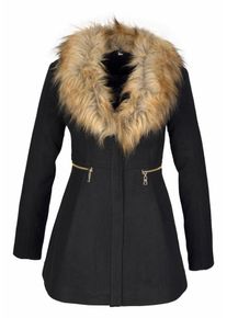 Melrose, Damen Kurzmantel, Schwarz
