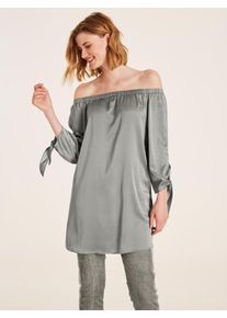 Heine, Damen Bluse, Dunkelgrau
