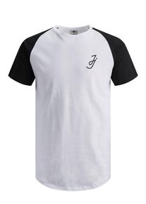 Jack & Jones JACK & JONES, Herren T-Shirt, Schwarz / Weiß