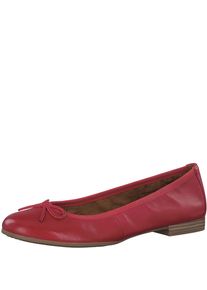 Tamaris, Damen Ballerina mit Schleife, Rot