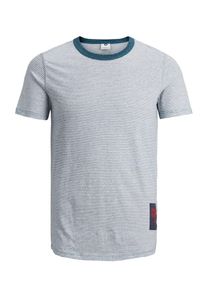 Jack & Jones JACK & JONES, Herren T-Shirt, Grau / Petrol / Wei&szlig;