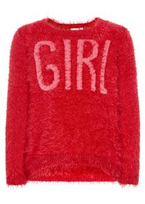 name it, M&auml;dchen Strickpullover, Pink / Rot