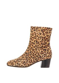 Bianco, Damen Stiefeletten 'Alicia', Kastanienbraun / Apricot / Dunkelorange