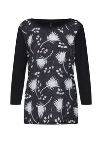 soyaconcept, Damen Shirt 'SC-SUE 31 T-SHIRT', Schwarz / Naturweiß