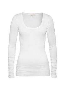 American Vintage, Damen Baumwoll-Longsleeve 'Massachusetts', Weiß