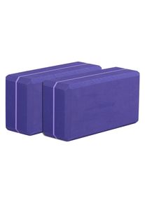 YOGISTAR.COM, Herren Yogablock-Set 'Yogiblock Basic', Helllila / Dunkellila
