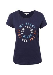 Tom Tailor Denim, Damen T-Shirt, Navy