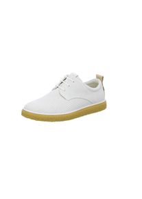 Ecco, Damen Schn&uuml;rschuhe, Hellbeige / Wei&szlig;