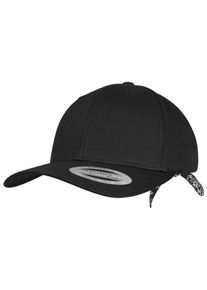 Flexfit, Damen Curved Bandana Snapback, Schwarz / Wei&szlig;